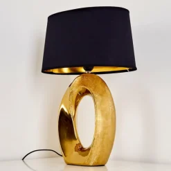 Lampes En Tissu-hofstein Lampe à poser Rovio Or, 1 lumière