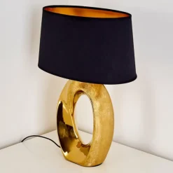 Lampes En Tissu-hofstein Lampe à poser Rovio Or, 1 lumière