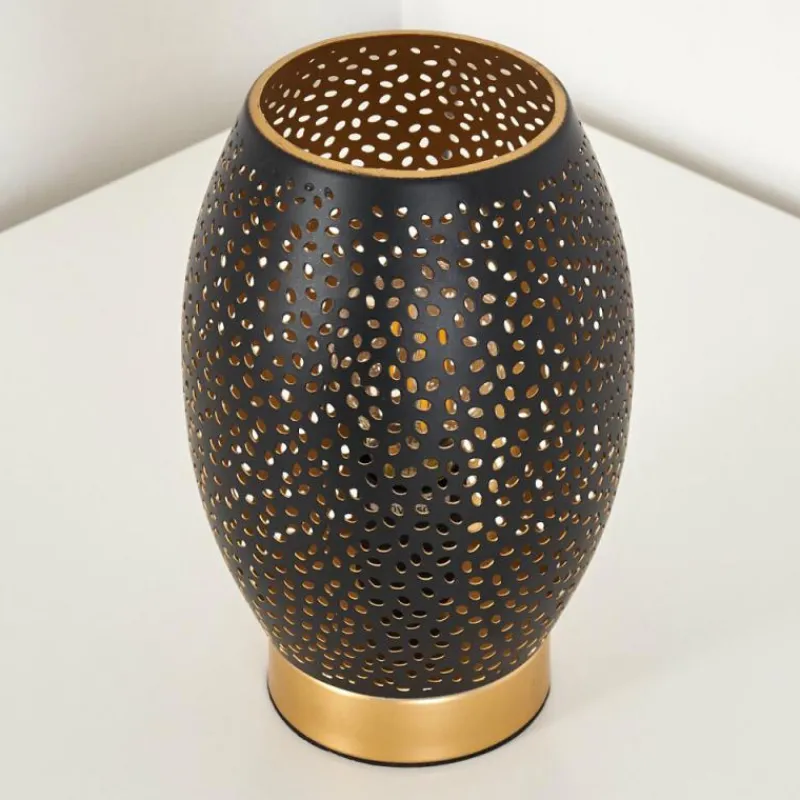 Lampes Dorées-hofstein Lampe à poser Saksborg Noir doré, 1 lumière