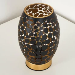 Lampes Dorées-hofstein Lampe à poser Saksborg Noir doré, 1 lumière