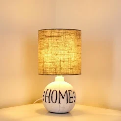Lampes En Tissu-hofstein Lampe à poser Seon HOME Blanc, 1 lumière