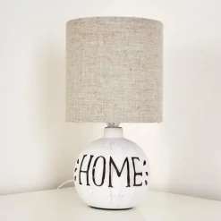 Lampes En Tissu-hofstein Lampe à poser Seon HOME Blanc, 1 lumière
