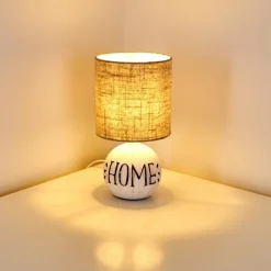Lampes En Tissu-hofstein Lampe à poser Seon HOME Blanc, 1 lumière