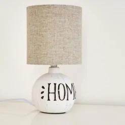 Lampes En Tissu-hofstein Lampe à poser Seon HOME Blanc, 1 lumière