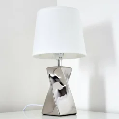 Lampes En Tissu-hofstein Lampe à poser Shenzhen Argenté, 1 lumière