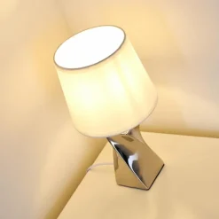 Lampes En Tissu-hofstein Lampe à poser Shenzhen Argenté, 1 lumière