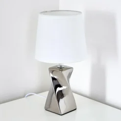 Lampes En Tissu-hofstein Lampe à poser Shenzhen Argenté, 1 lumière