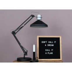 Lampes Industrielles-Luminaires Steinhauer Lampe à poser Steinhauer Zappa Noir, 1 lumière