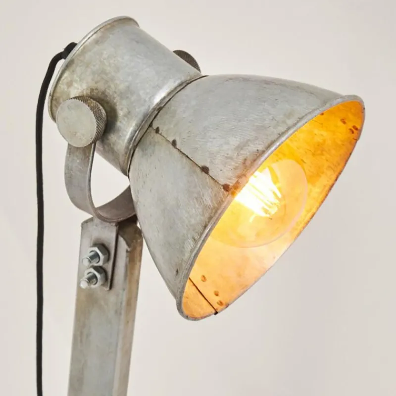 Lampes Industrielles-hofstein Lampe à poser Svanfolk Gris, Rouille, 1 lumière