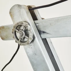 Lampes Industrielles-hofstein Lampe à poser Svanfolk Gris, Rouille, 1 lumière