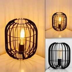 Lampes Vintages & Rétros-hofstein Lampe à poser Svensbyn Noir, 1 lumière