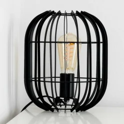 Lampes Vintages & Rétros-hofstein Lampe à poser Svensbyn Noir, 1 lumière