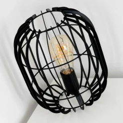 Lampes Vintages & Rétros-hofstein Lampe à poser Svensbyn Noir, 1 lumière