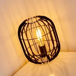 Lampes Vintages & Rétros-hofstein Lampe à poser Svensbyn Noir, 1 lumière