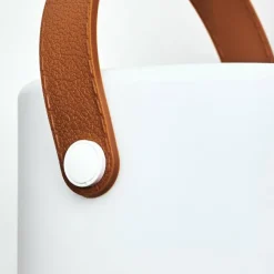 hofstein Lampe à poser Tacuala LED Brun, Blanc, 1 lumière, Changeur de couleurs