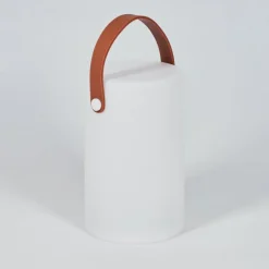 hofstein Lampe à poser Tacuala LED Brun, Blanc, 1 lumière, Changeur de couleurs