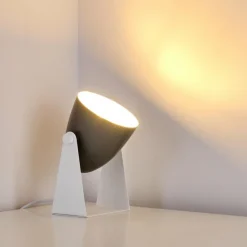 Luminaires Scandinaves-hofstein Lampe à poser Takeda Blanc, 1 lumière