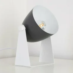 Luminaires Scandinaves-hofstein Lampe à poser Takeda Blanc, 1 lumière