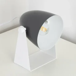 Luminaires Scandinaves-hofstein Lampe à poser Takeda Blanc, 1 lumière