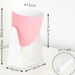 Luminaires Scandinaves-hofstein Lampe à poser Takeda Blanc, 1 lumière