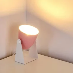 Luminaires Scandinaves-hofstein Lampe à poser Takeda Blanc, 1 lumière