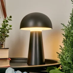 hofstein Lampe à poser Telve LED Noir, 1 lumière