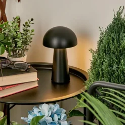 hofstein Lampe à poser Telve LED Noir, 1 lumière