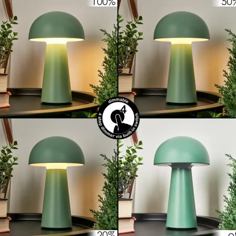 hofstein Lampe à poser Telve LED Vert, 1 lumière