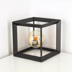 Lampes Vintages & Rétros-hofstein Lampe à poser Traryd Noir, 1 lumière