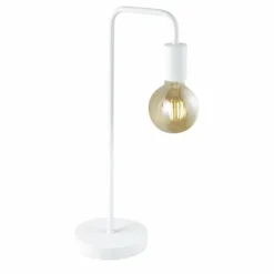 Luminaires Trio Lampe à poser Trio Leuchten DIALLO Blanc, 1 lumière* Lampes À Poser