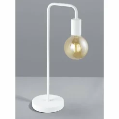 Luminaires Trio Lampe à poser Trio Leuchten DIALLO Blanc, 1 lumière* Lampes À Poser