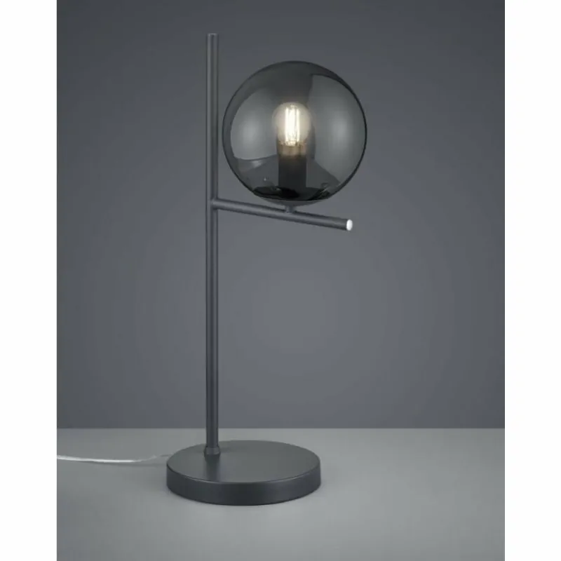 Luminaires Trio Lampe à poser Trio Leuchten PURE Anthracite, 1 lumière