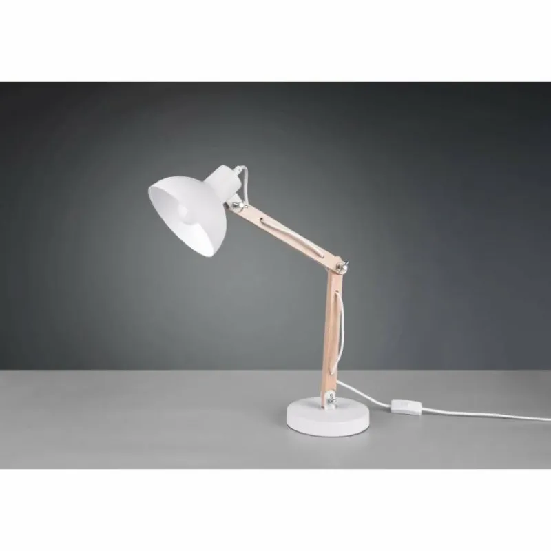 Luminaires Scandinaves-Luminaires Trio Lampe à poser Trio Leuchten KIMI Blanc, 1 lumière