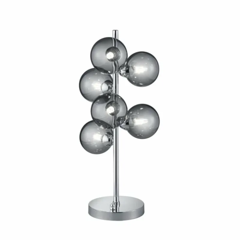 Luminaires Trio Lampe à poser Trio Leuchten ALICIA Chrome, 6 lumières