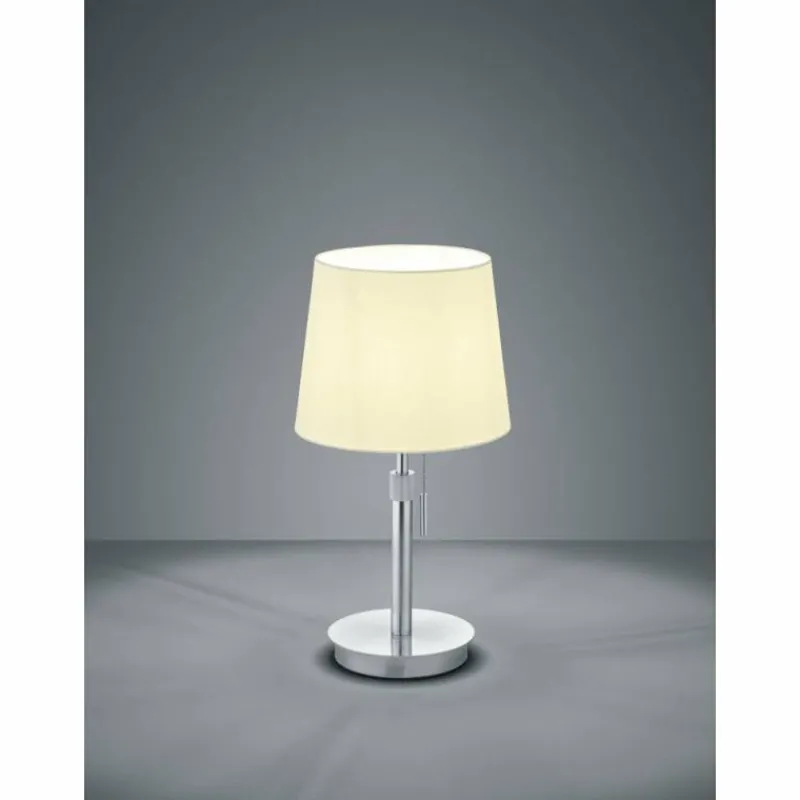 Luminaires Trio Lampe à poser Trio LYON Nickel mat, 1 lumière* Lampes À Poser