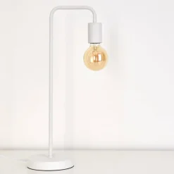 Lampes Industrielles-hofstein Lampe à poser Valcolla Blanc, 1 lumière