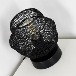 Lampes Vintages & Rétros-hofstein Lampe à poser Verpuppt Noir, 1 lumière