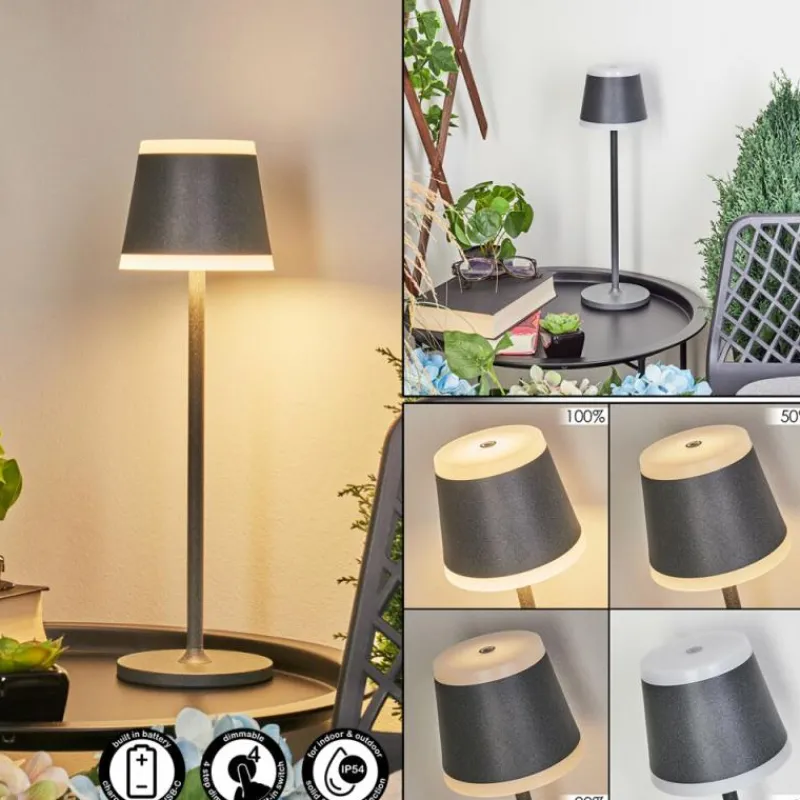 hofstein Lampe à poser Walt LED Anthracite, 1 lumière