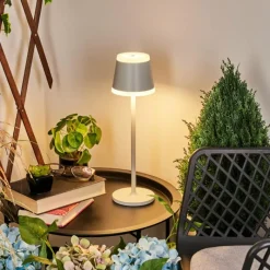 hofstein Lampe à poser Walt LED Gris, 1 lumière