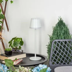 hofstein Lampe à poser Walt LED Gris, 1 lumière