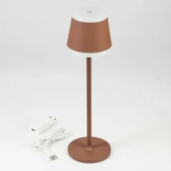 hofstein Lampe à poser Walt LED Rouille, 1 lumière