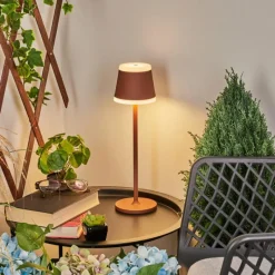 hofstein Lampe à poser Walt LED Rouille, 1 lumière