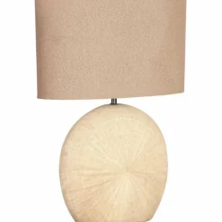 Lampes En Tissu-Luminaires Wofi Lampe à poser Wofi LEGEND Brun, 1 lumière