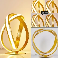 Lampes Dorées-hofstein Lampe à poser Woyens LED Or, 1 lumière