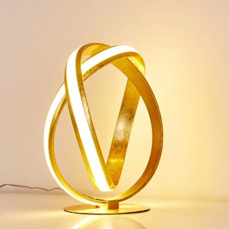 Lampes Dorées-hofstein Lampe à poser Woyens LED Or, 1 lumière