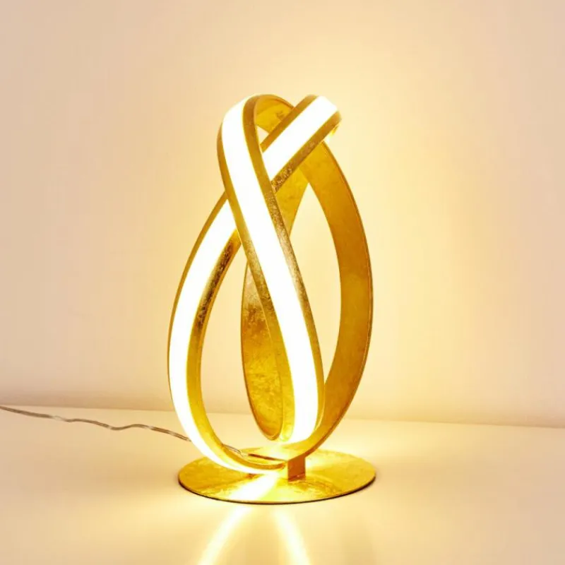 Lampes Dorées-hofstein Lampe à poser Woyens LED Or, 1 lumière