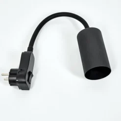 hofstein lampe à prise électrique Javel Noir, 1 lumière