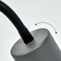 hofstein lampe à prise électrique Javel Noir, 1 lumière