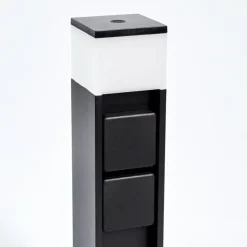 hofstein lampe à prise électrique Papacal LED Noir, 1 lumière