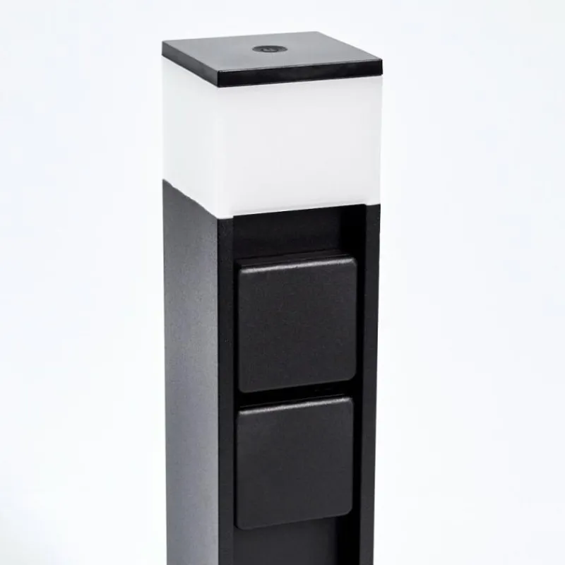 hofstein lampe à prise électrique Papacal LED Noir, 1 lumière